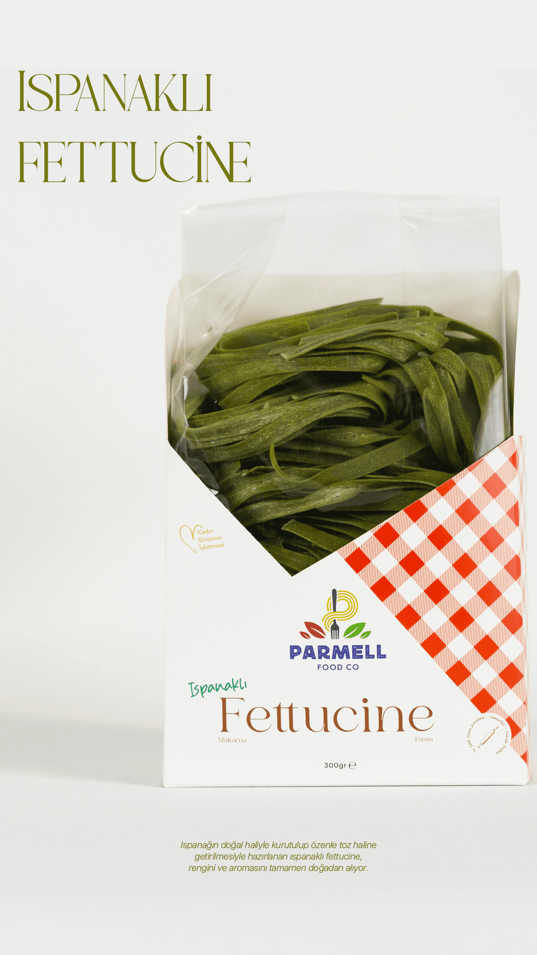 Ispanaklı Fettucine